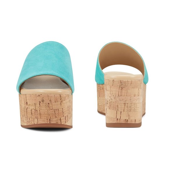 Nine West Vale Platform Slide Sandals - Picture 5 of 6
